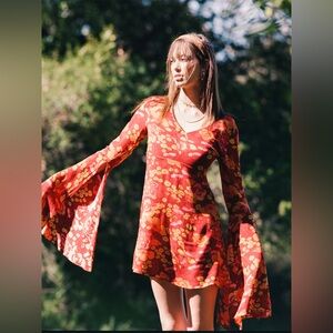 70’s Style Floral Dress